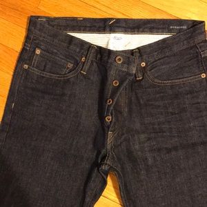 Rugby Dark Denim Jeans, Straight Leg - 32x34